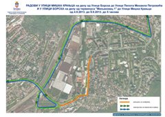 Измене режима јавног превоза због радова у Борској