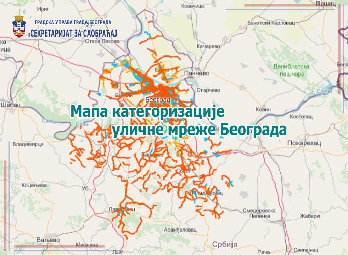                                                     Категоризација уличне мреже
                                                