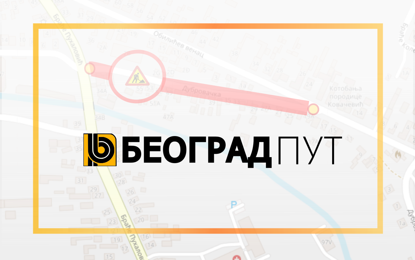                                                      Затворена за саобраћај Улица краља Петра Првог у Младеновцу
                                                     