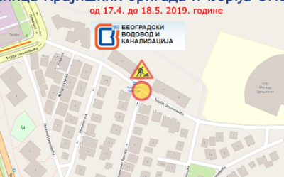                                                     Радови у Крајишких бригада и Ђорђа Огњановића
                                                     