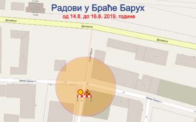                                                      Радови у Браће Барух
                                                     