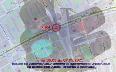                                                      Наставак радова на изградњи Система за адаптибилно управљање светлосном саобраћајном сигнализацијом у Београду
                                                     