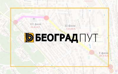                                                     Радови под саобраћајем у улици Пере Ћетковића
                                                     