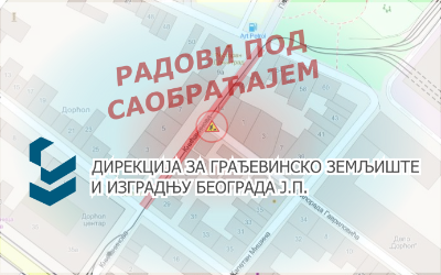                                                      Радови под саобраћајем у Книћаниновој улици и улици Милорада Гавриловића
                                                     
