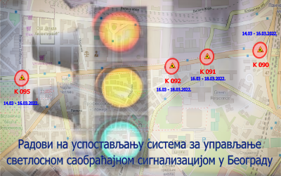                                                      Наставак радова на изградњи Система за адаптибилно управљање светлосном саобраћајном сигнализацијом у Булевару деспота Стефана
                                                     