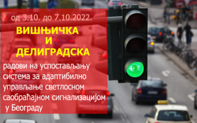                                                      Радови на изградњи Система за адаптибилно управљање светлосном саобраћајном сигнализацијом
                                                     